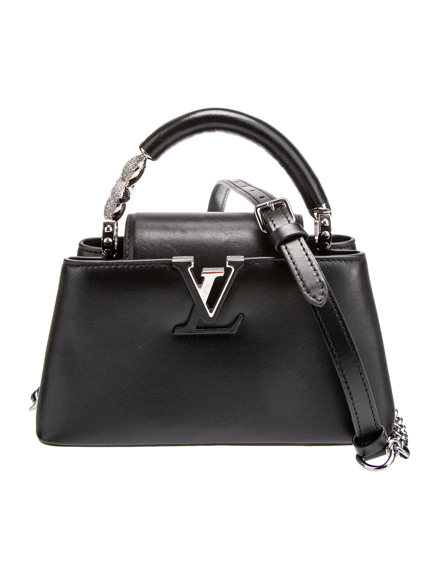 Louis Vuitton LV Monogram flower capucines east west mini Mini