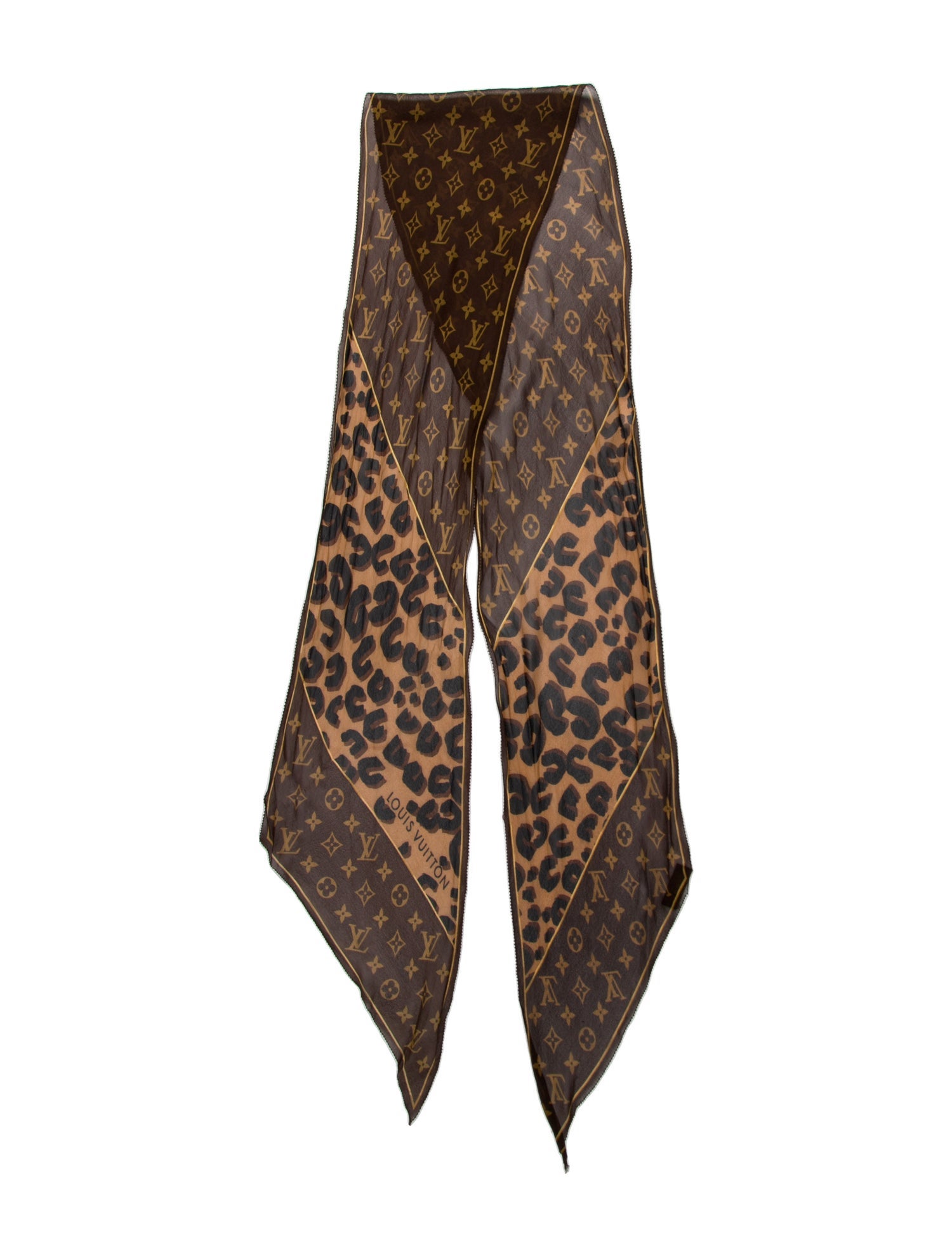 Louis Vuitton Silk LV Monogram Scarf