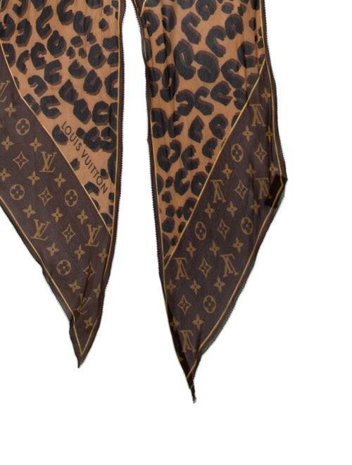 Louis Vuitton Silk LV Monogram Scarf