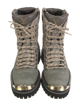 Louis Vuitton LV Monogram Nylon Combat Boots