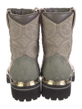 Louis Vuitton LV Monogram Nylon Combat Boots