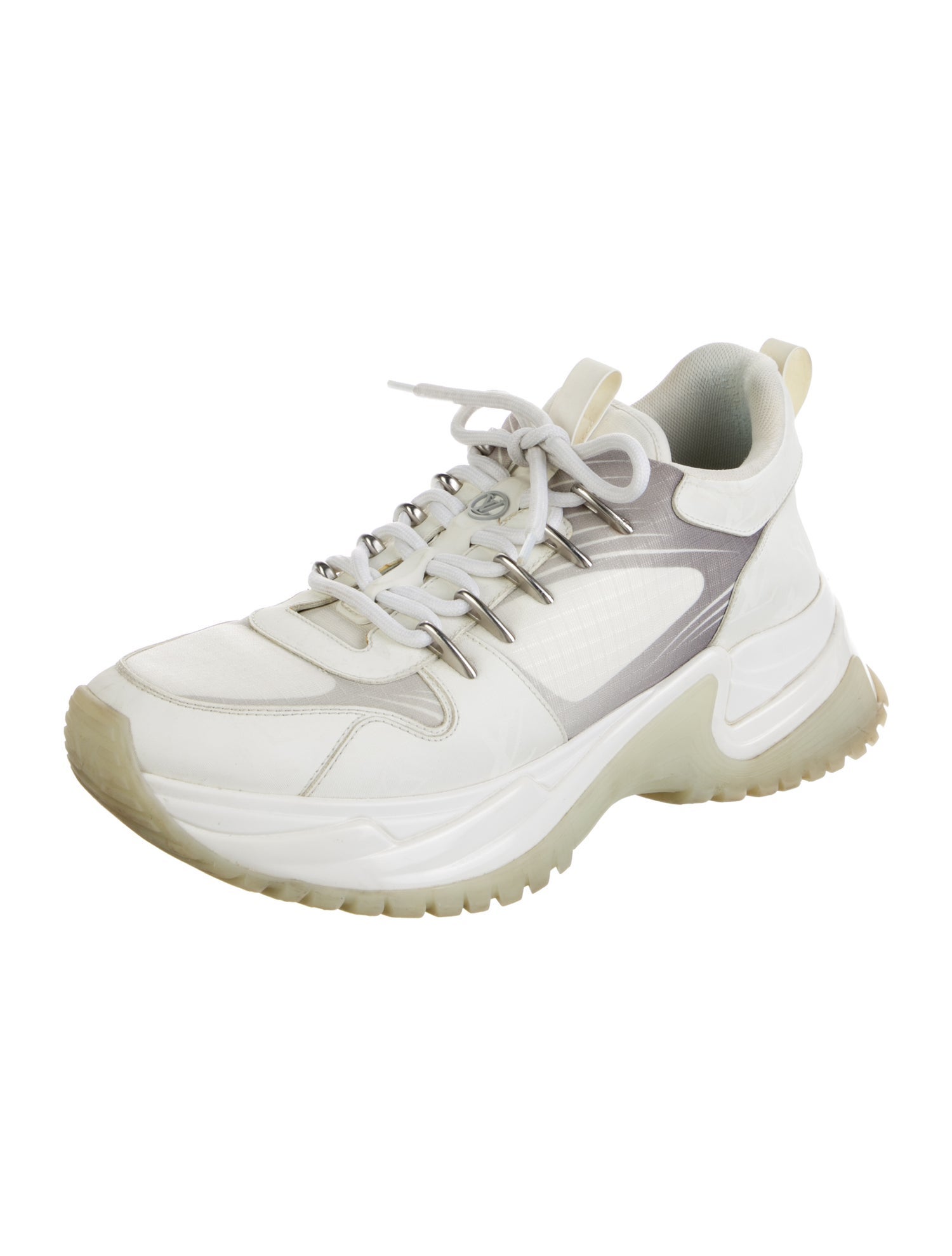 Louis Vuitton Monogram Pattern Leather Sneakers