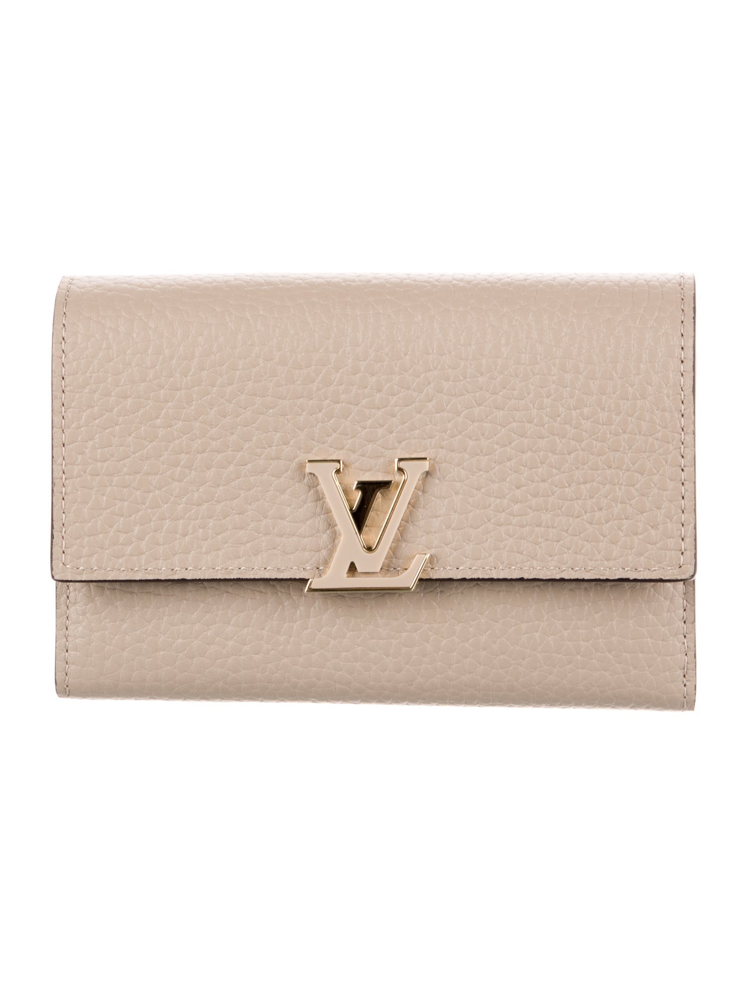 Louis Vuitton Taurillon Leather Capucines Compact Wallet