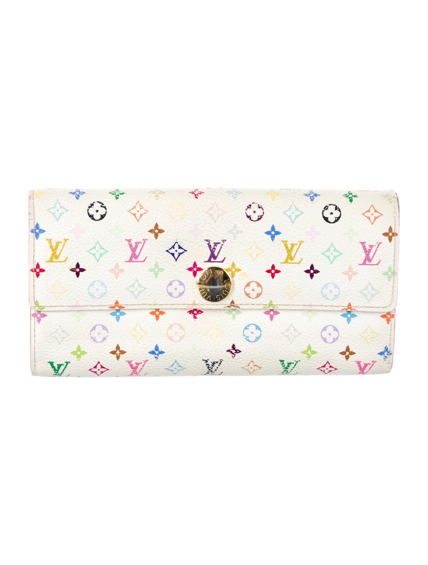 Louis Vuitton 2010 Multicolore Monogram Pattern Sarah Wallet