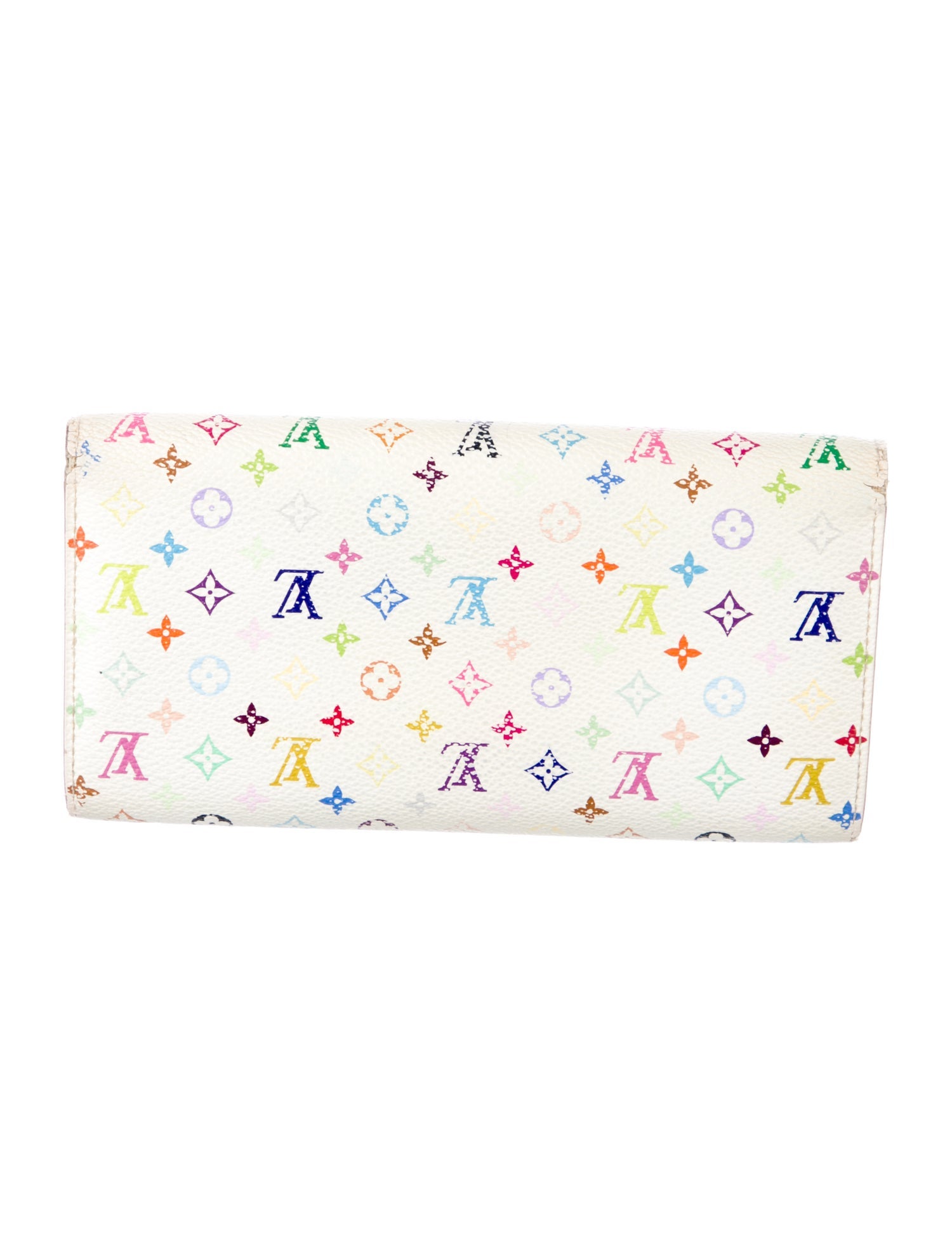 Louis Vuitton 2010 Multicolore Monogram Pattern Sarah Wallet