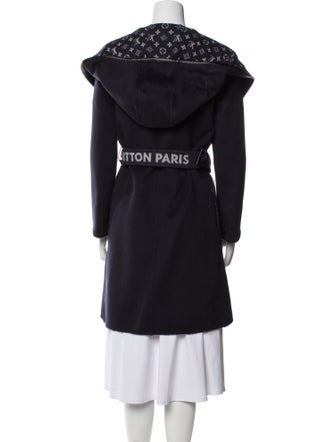 Louis Vuitton 2022 Signature Double Face Wrap Trench Coat