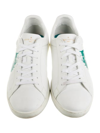 Louis Vuitton Leather Graphic Print Sneakers