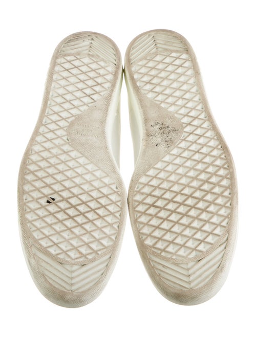 Louis Vuitton Leather Graphic Print Sneakers