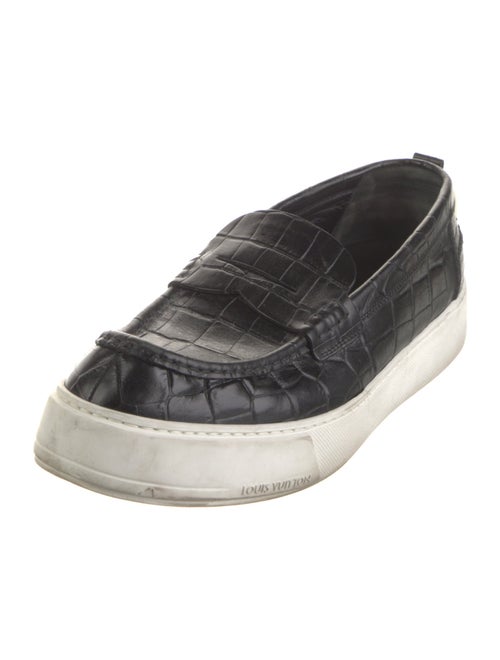 Louis Vuitton Leather Printed Sneakers