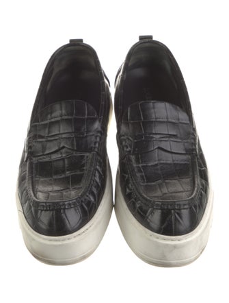 Louis Vuitton Leather Printed Sneakers
