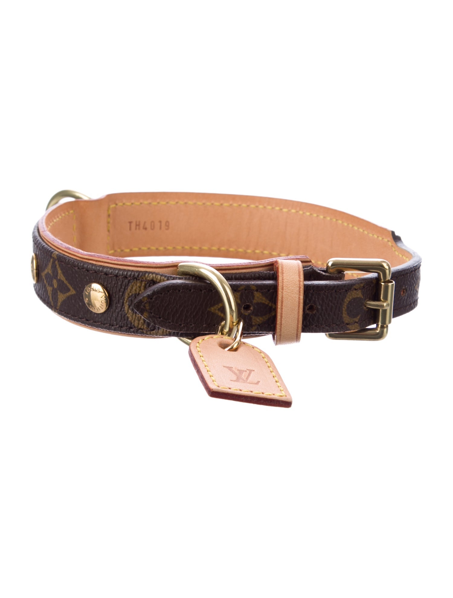 Louis Vuitton Monogram Baxter Dog Collar