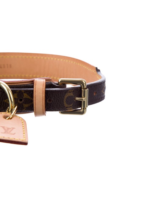 Louis Vuitton Monogram Baxter Dog Collar
