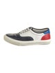 Louis Vuitton Leather Colorblock Pattern Sneakers