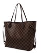 Louis Vuitton Damier Ebene Neverfull w/Pouch MM