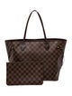 Louis Vuitton Damier Ebene Neverfull w/Pouch MM