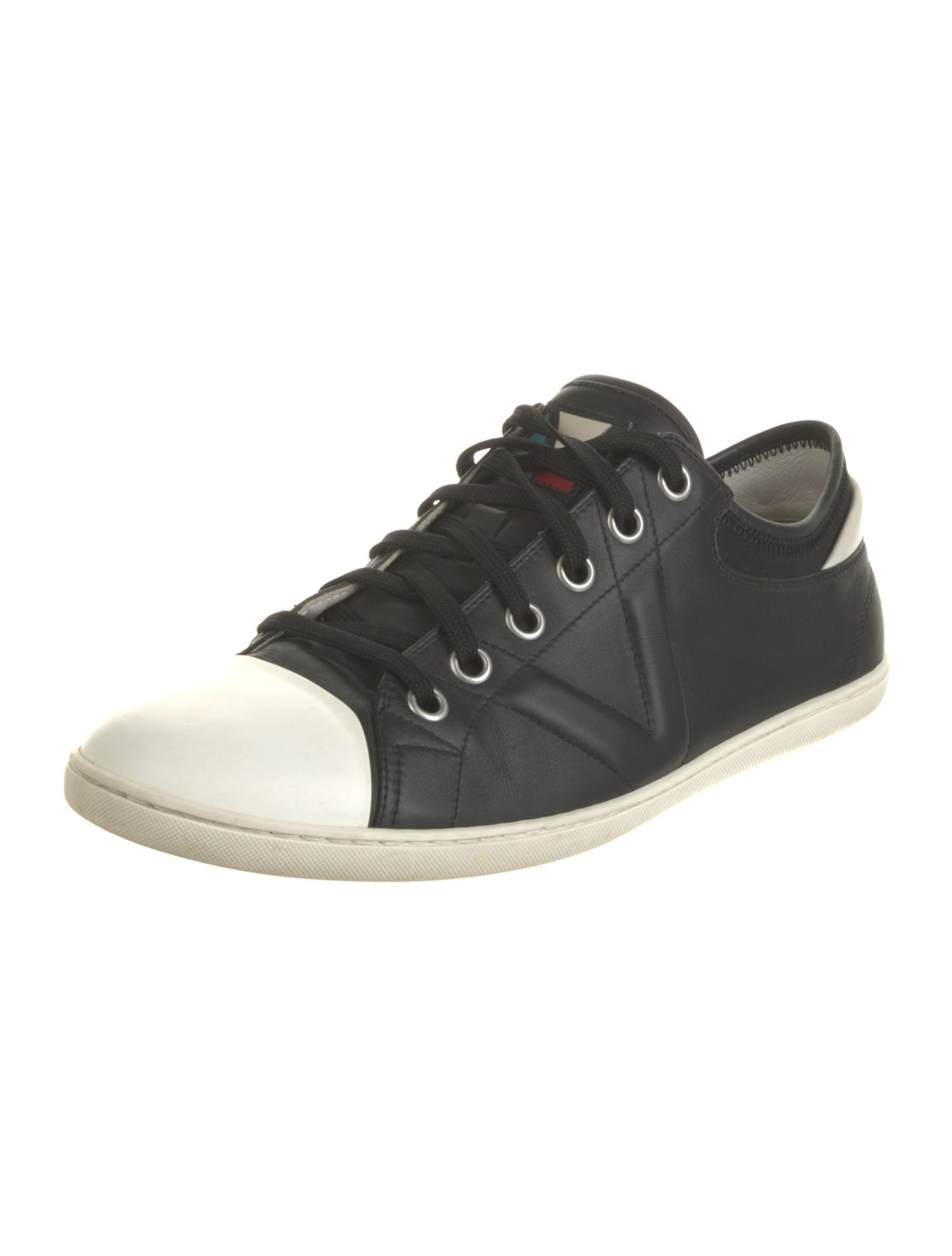 Louis Vuitton Leather Printed Sneakers