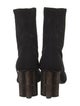 Louis Vuitton LV Monogram Embroidered Accent Sock Boots