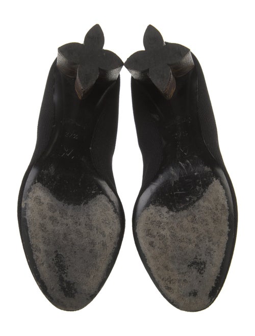 Louis Vuitton LV Monogram Embroidered Accent Sock Boots