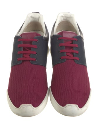 Louis Vuitton Mesh Mesh Accents Sneakers