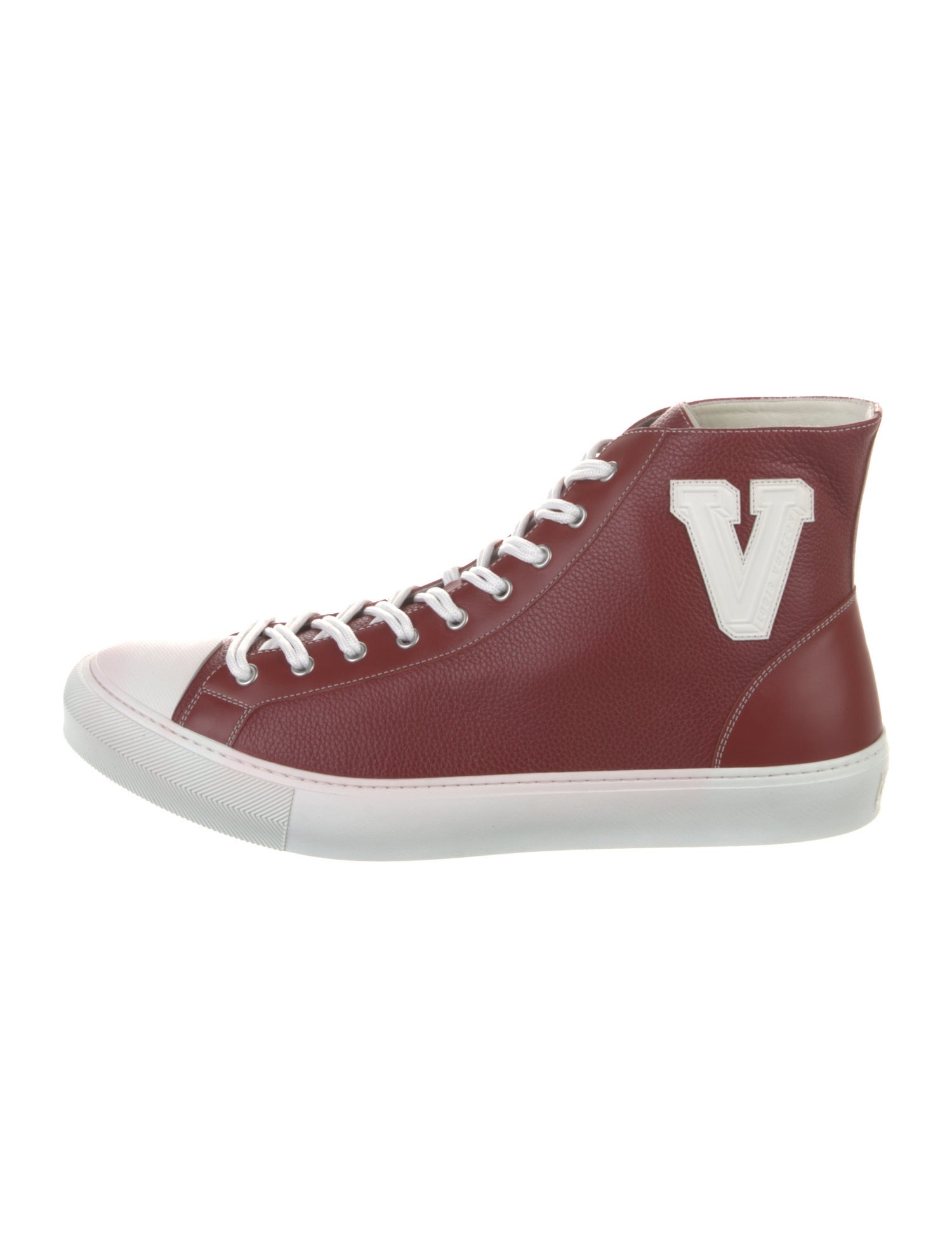 Louis Vuitton Leather Printed Sneakers