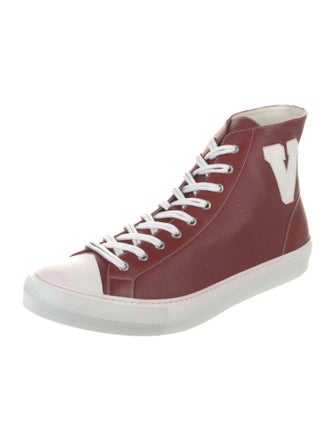 Louis Vuitton Leather Printed Sneakers