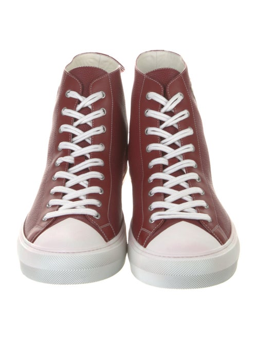 Louis Vuitton Leather Printed Sneakers