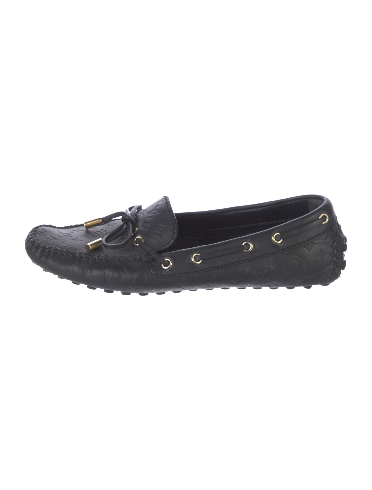 Louis Vuitton LV Monogram Leather Loafers