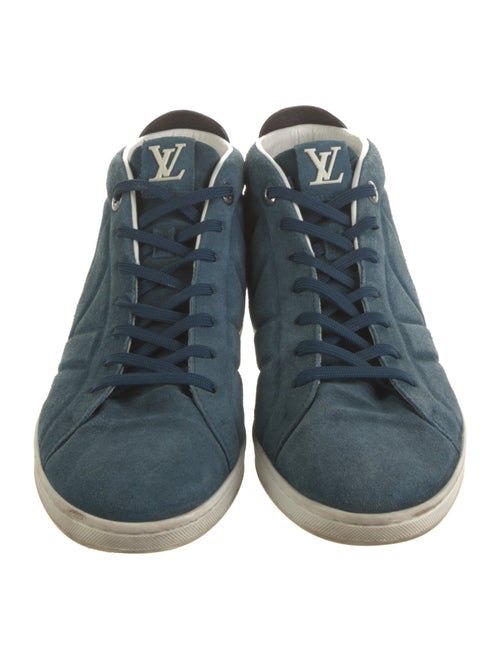 Louis Vuitton LV Monogram Suede Sneakers