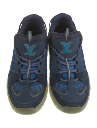 Louis Vuitton LV Monogram Suede Sneakers
