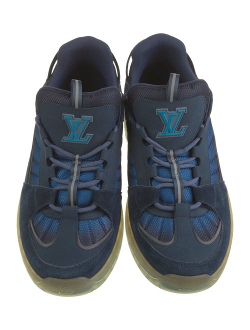 Louis Vuitton LV Monogram Suede Sneakers