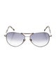 Louis Vuitton Conspiration Pilote Damier Azur Pattern Sunglasses
