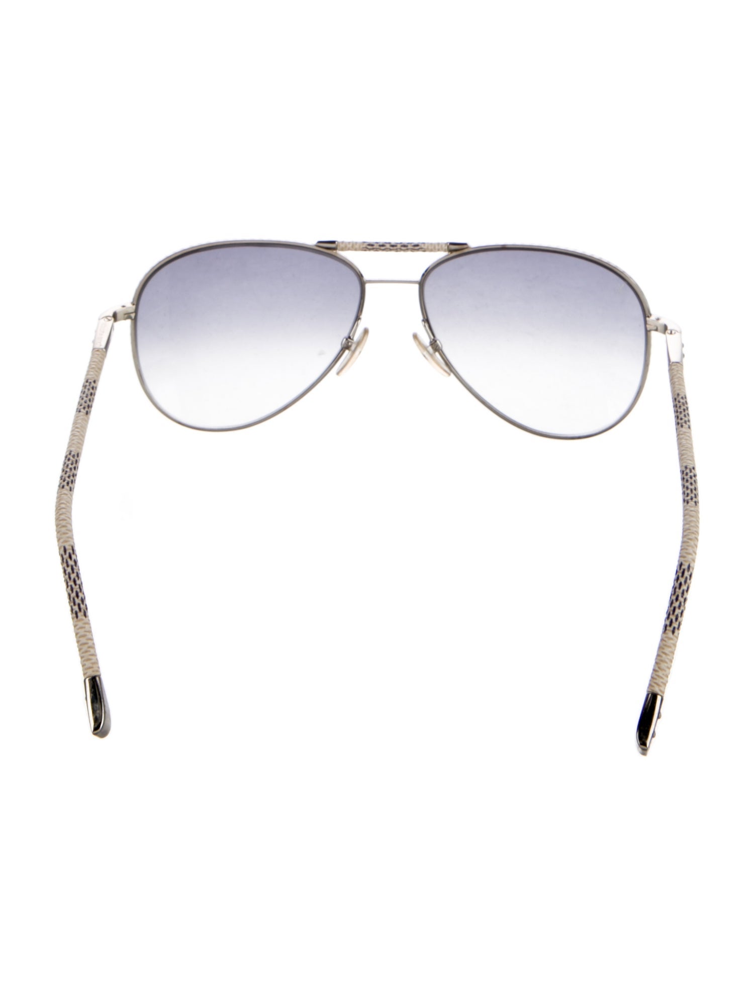 Louis Vuitton Conspiration Pilote Damier Azur Pattern Sunglasses