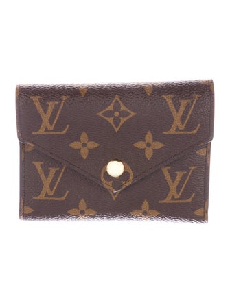 Louis Vuitton LV Monogram Coated Canvas Victorine Wallet