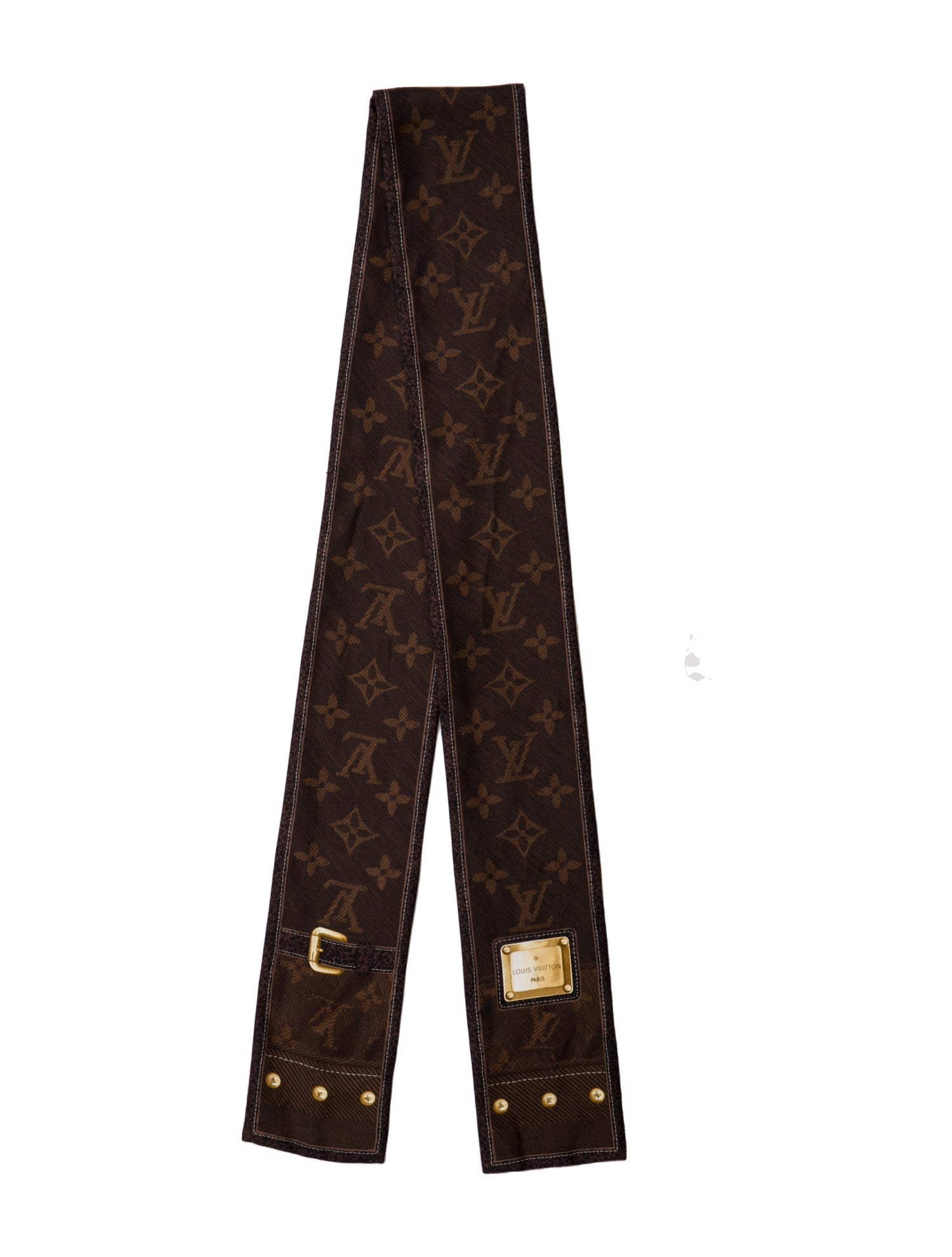Louis Vuitton Silk LV Monogram Bandeau
