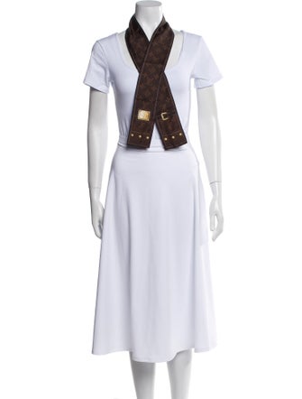 Louis Vuitton Silk LV Monogram Bandeau