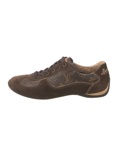 Louis Vuitton LV Monogram Suede Sneakers