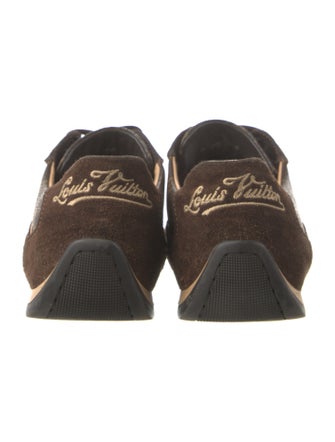 Louis Vuitton LV Monogram Suede Sneakers