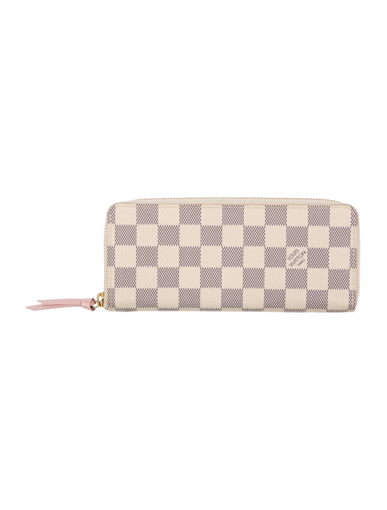 Louis Vuitton 2017 Damier Azur Pattern Clemence Wallet