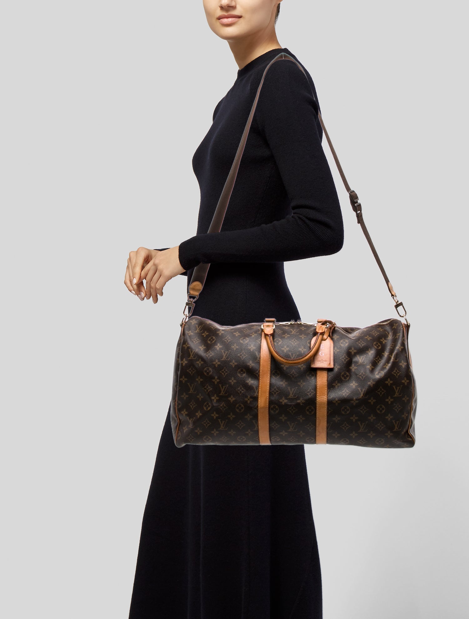 Louis Vuitton LV Monogram Keepall Bandouliere 55
