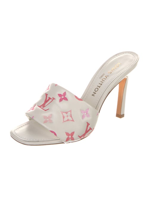 Louis Vuitton Monogram Pattern Leather Slides