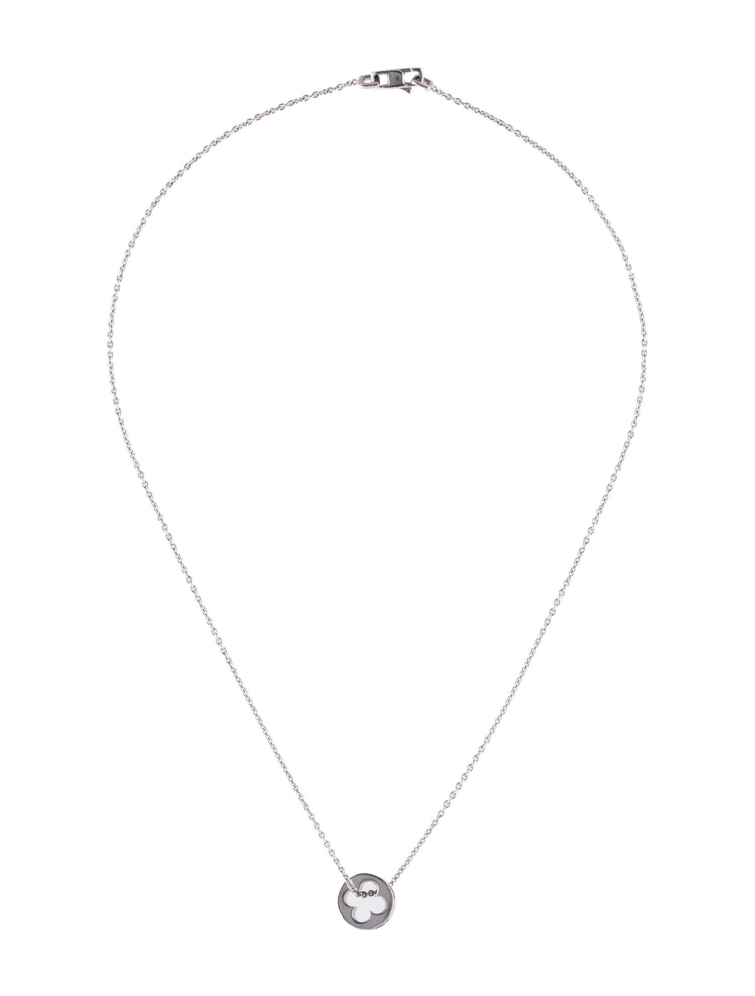 Louis Vuitton 18K Empreinte Pendant Necklace