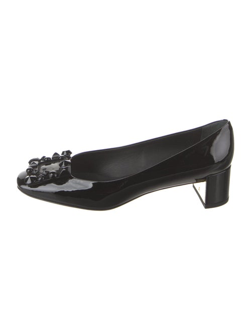 Louis Vuitton Rockstud Accents Patent Leather Pumps