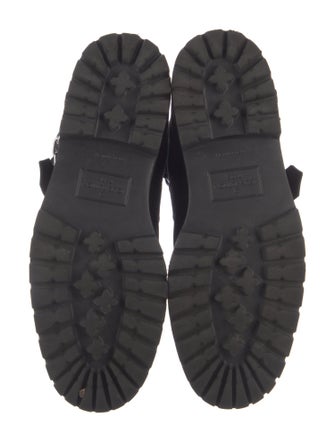 Louis Vuitton Suede Chain-Link Accents Hiking Boots