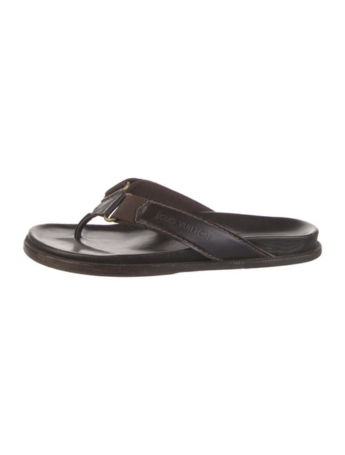 Louis Vuitton Leather Flip Flops