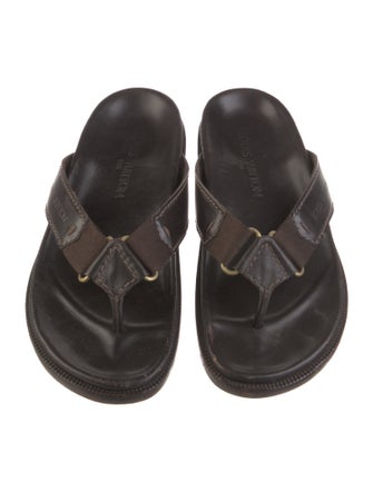 Louis Vuitton Leather Flip Flops