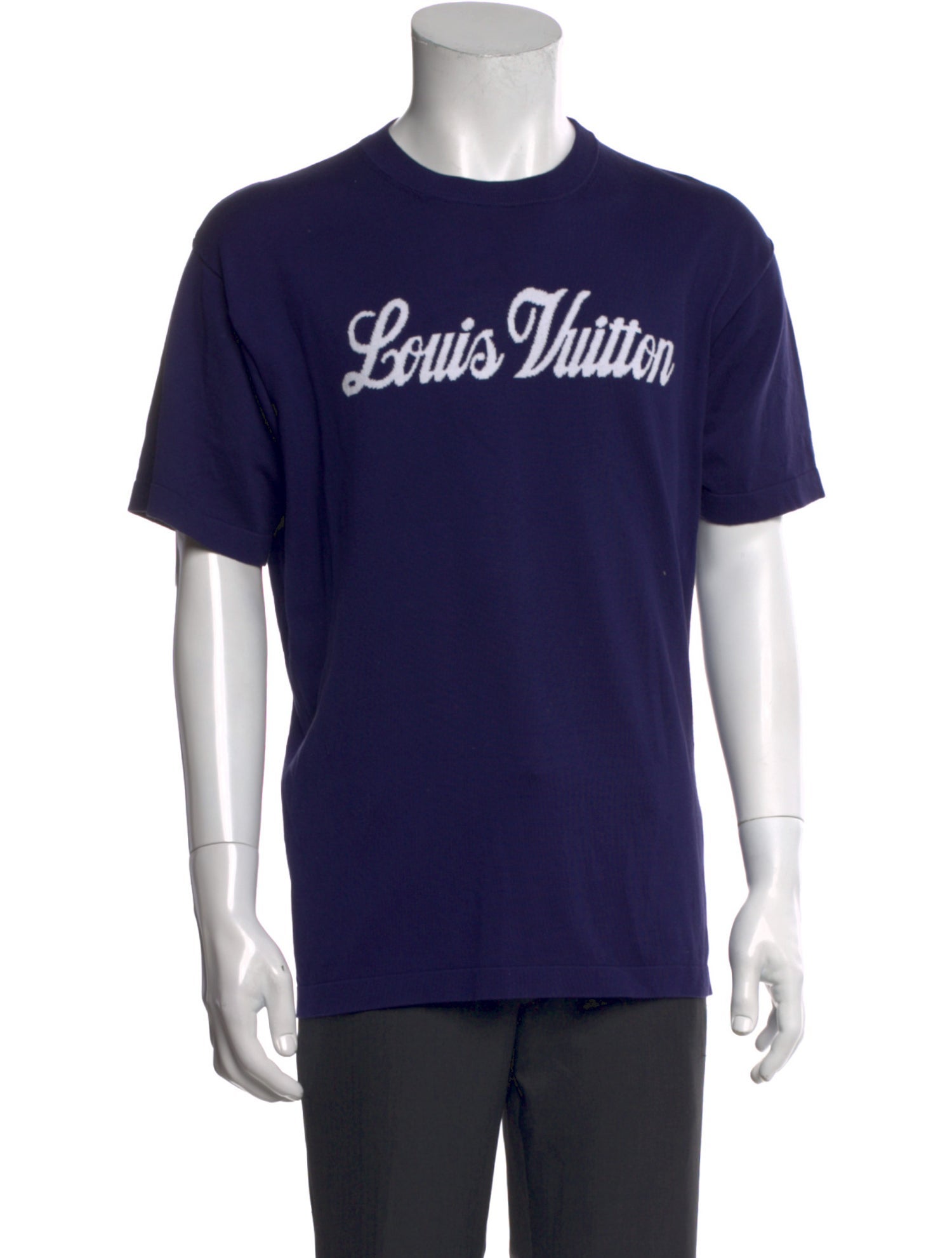 Louis Vuitton 2022 Signature Logo Polo Sweater