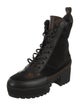 Louis Vuitton LV Monogram Suede Combat Boots