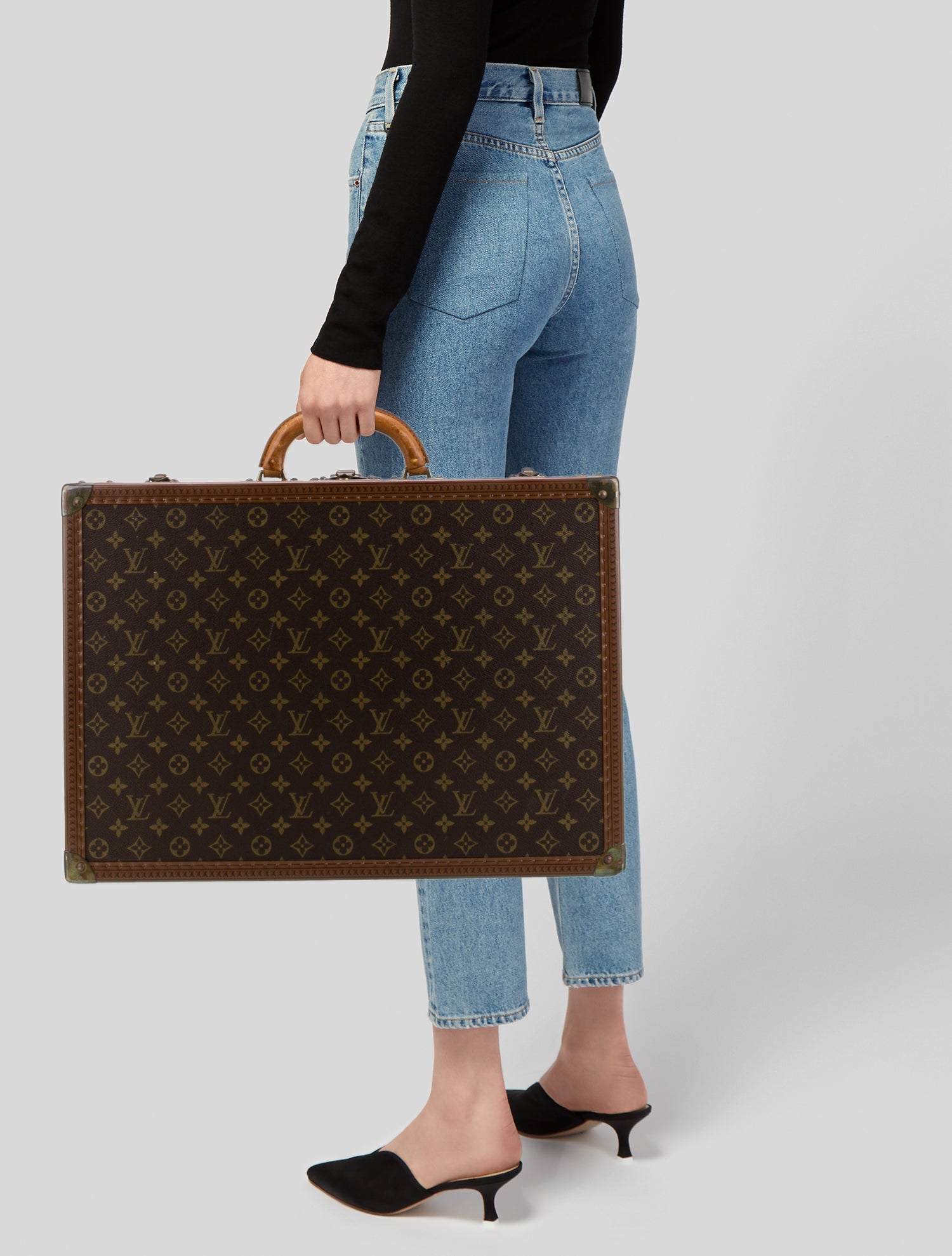 Louis Vuitton LV Monogram Bisten 55 Vintage