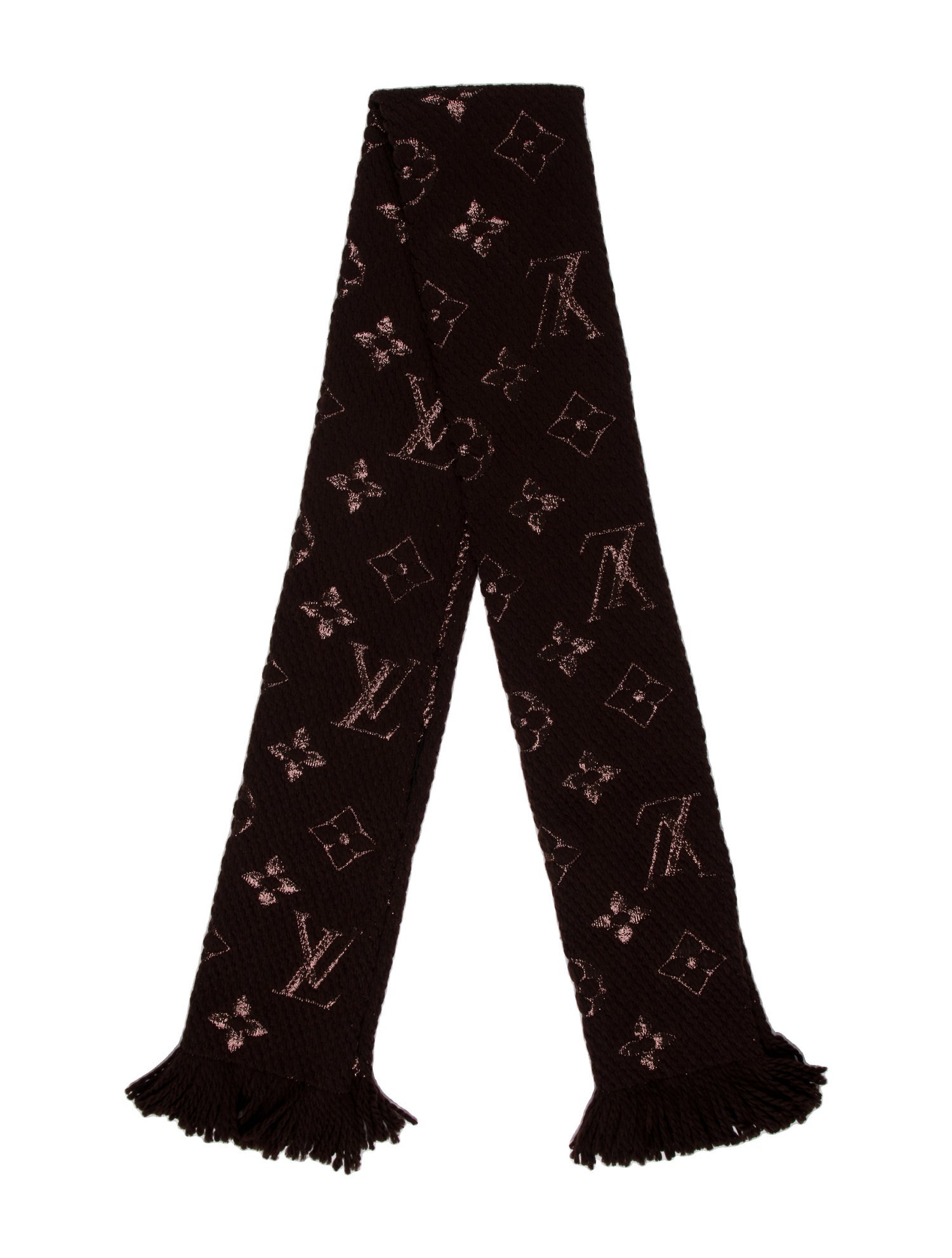 Louis Vuitton Logomania Shine Wool Scarf