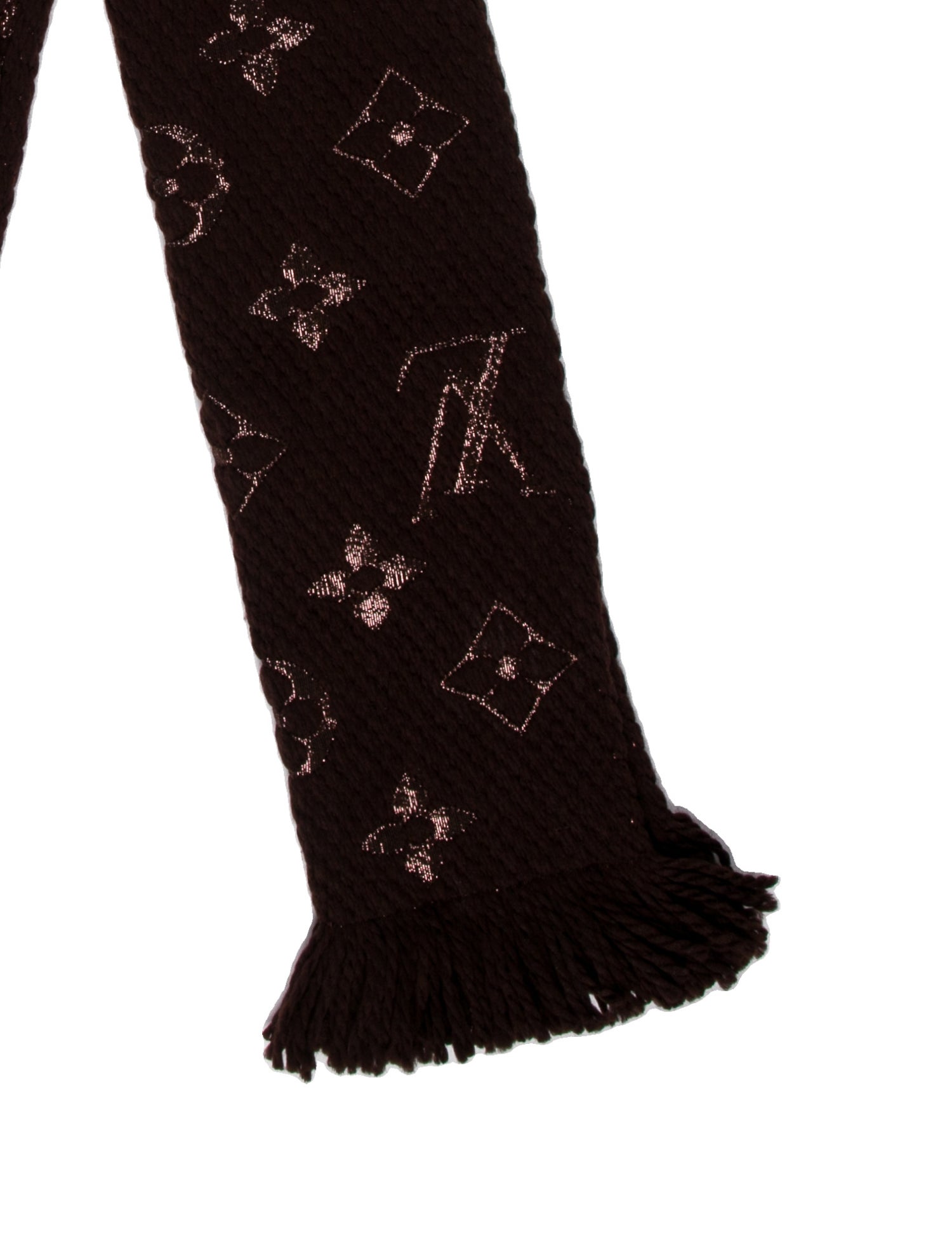 Louis Vuitton Logomania Shine Wool Scarf